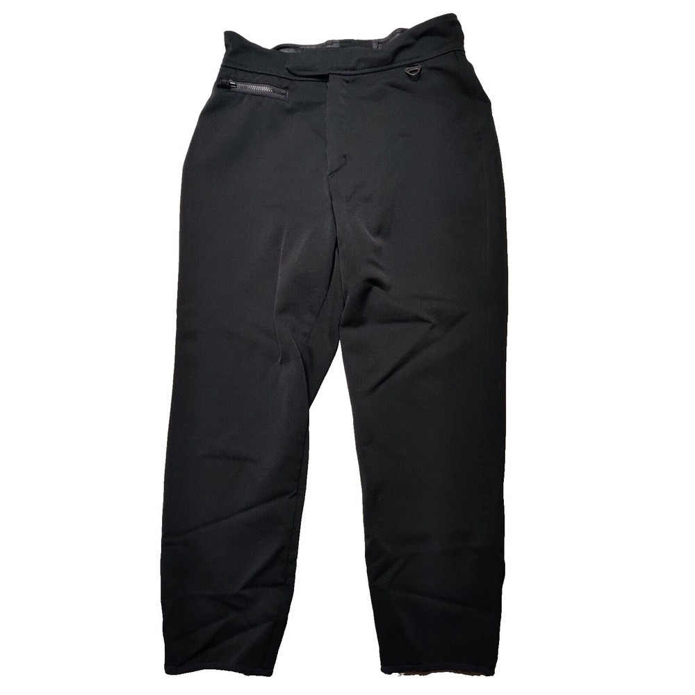 EDDIE BAUER SKIFANS SCHOELLER Women Size 8 Black Ski Snow Pants‎ Made In USA
